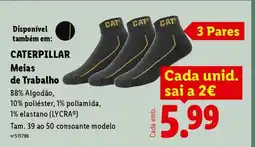 Lidl Caterpillar Meias de Trabalho promoção