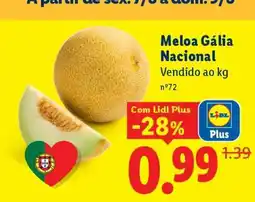 Lidl Meloa Gália Nacional promoção