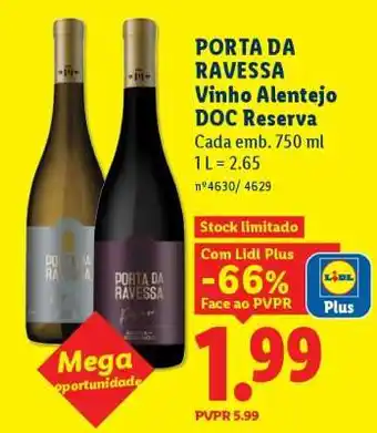 Lidl PORTA DA RAVESSA promoção