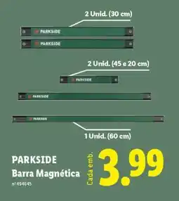 Lidl PARKSIDE Barra Magnética promoção