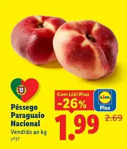 Lidl Pêssego Paraguai Nacional promoção