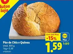 Lidl Pão de Chia e Quinoa promoção