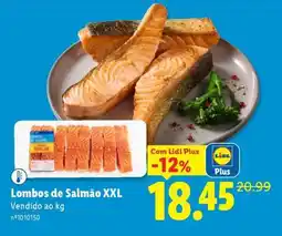 Lidl Lombos de Salmão XXL promoção