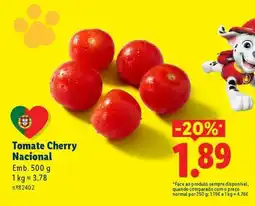 Lidl Tomate Cherry Nacional promoção