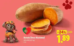 Lidl Batata Doce Nacional promoção