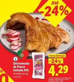 Lidl Entremeada de Porco Fatiada XXL promoção