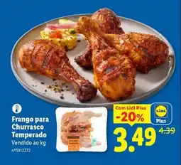 Lidl Frango para Churrasco Temperado promoção