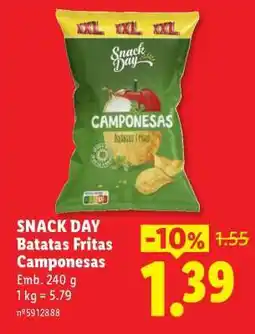 Lidl SNACK DAY Batatas Fritas Camponesas promoção