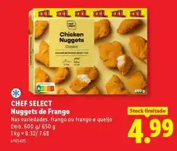 Lidl CHEF SELECT Nuggets de Frango promoção