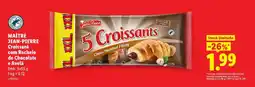 Lidl MAÎTRE JEAN-PIERRE Croissant com Recheio de Chocolate e Avelã promoção