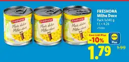 Lidl FRESHONA Milho Doce promoção
