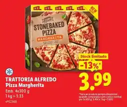 Lidl TRATTORIA ALFREDO Pizza Margherita promoção