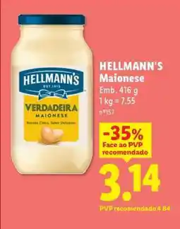 Lidl Hellmann's Maionese promoção