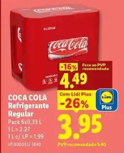 Lidl COCA-COLA Refrigerante Regular promoção