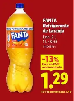 Lidl FANTA Refrigerante de Laranja promoção