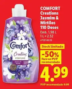 Lidl COMFORT Creations Jasmim & Mirtilos 110 Doses promoção