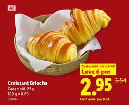 Lidl Croissant Brioche promoção