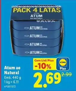 Lidl Atum ao Natural promoção