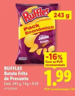 Lidl RUFFLES promoção
