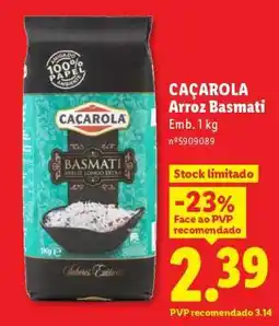 Lidl CAÇAROLA Arroz Basmati promoção