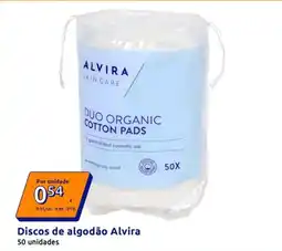 Action Alvira - discos de algodão promoção