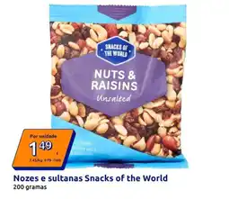 Action Snacks of the world - nozes e sultanas promoção
