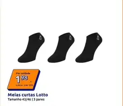 Action Meias curtas lotto promoção