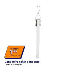 Action Candeeiro solar pendente promoção