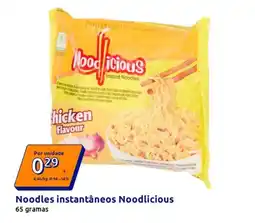 Action Noodles instantaneos noodlicious promoção