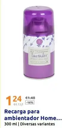 Action Recarga para ambientador home promoção