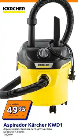 Action Karcher - aspirador kwd1 promoção
