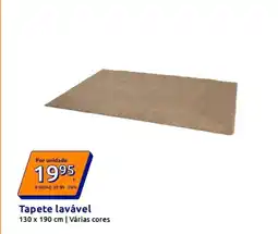 Action Tapete lavavel promoção