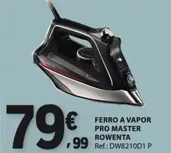 E.Leclerc Rowenta - ferro a vapor pro master promoção