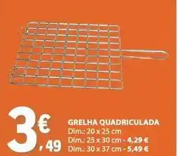 E.Leclerc Dim - grelha quadriculada promoção