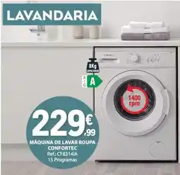 E.Leclerc A+ - máquina de lavar roupa confortec promoção