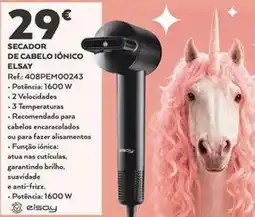 E.Leclerc Secador de cabelo ionico promoção