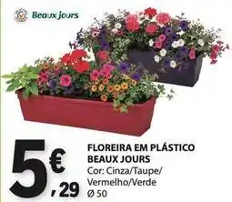 E.Leclerc Beaux jours - floreira em plástico jours promoção