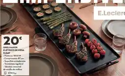 E.Leclerc Grelhador elétrico de mesa promoção