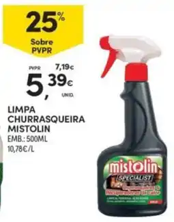 Continente Limpa churrasqueira mistolin promoção