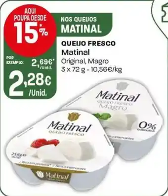 Intermarché Queijo fresco matinal promoção