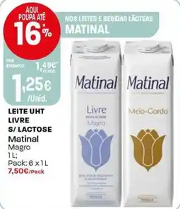 Intermarché Leite uht livre s/lactose matinal promoção