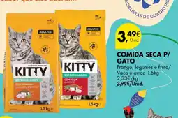 Pingo Doce Kitty esterilizados com frango legumes e fruta promoção