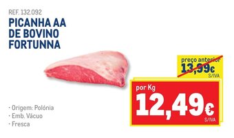 Makro Picanha AA de Bovino Fortunna promoção