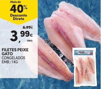 Continente Filetes Peixe Gato 1kg promoção