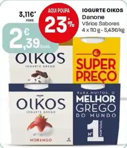 Intermarché Iogurte oikos danone promoção