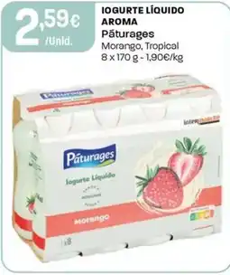 Intermarché Iogurte líquido aroma pâturages promoção