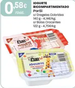 Intermarché Iogurte bicompartimentado porsi promoção