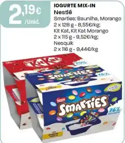Intermarché Iogurte mix-in nestlé promoção