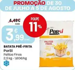 Intermarché Batata pré-frita porsi promoção