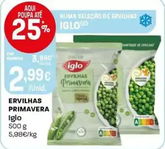 Intermarché Ervilhas primavera iglo promoção